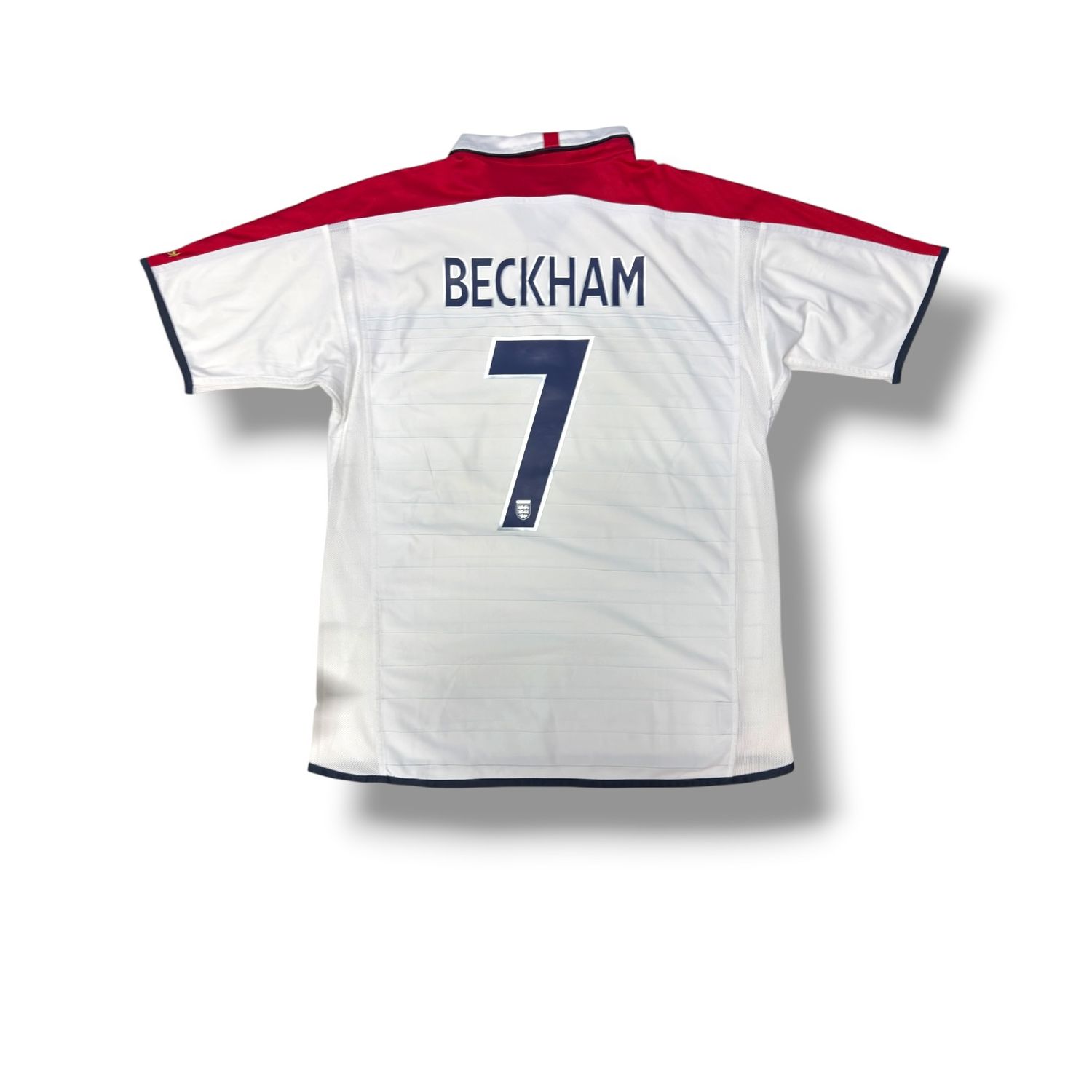 2003/05 England Reversible Umbro Home Jersey #7 Beckham XL