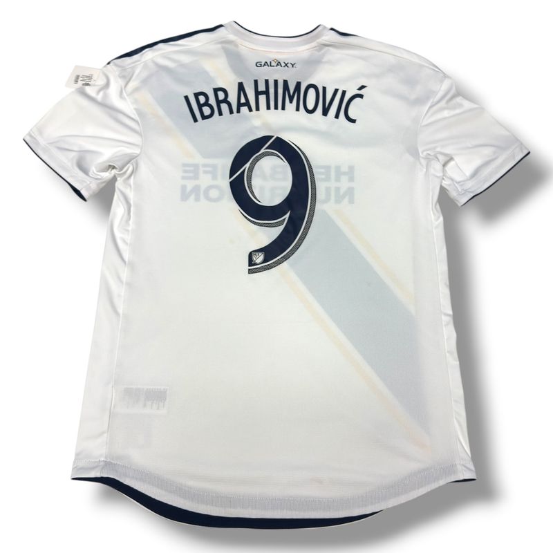 2018/19 Galaxy Adidas Home  Authentic Jersey #9 Ibrahimovic size L