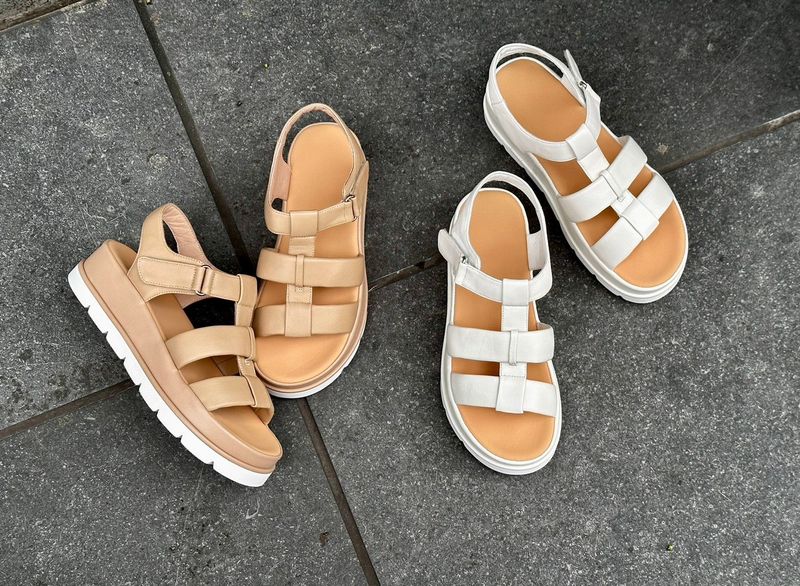 慵懶鬆弛感羅馬涼鞋