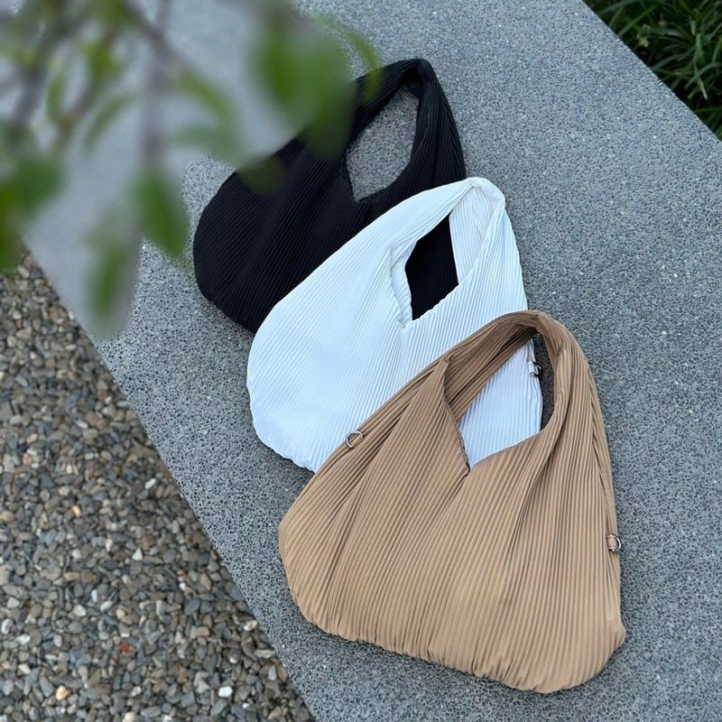 簡約霧面百褶包(小)附同色零錢小包