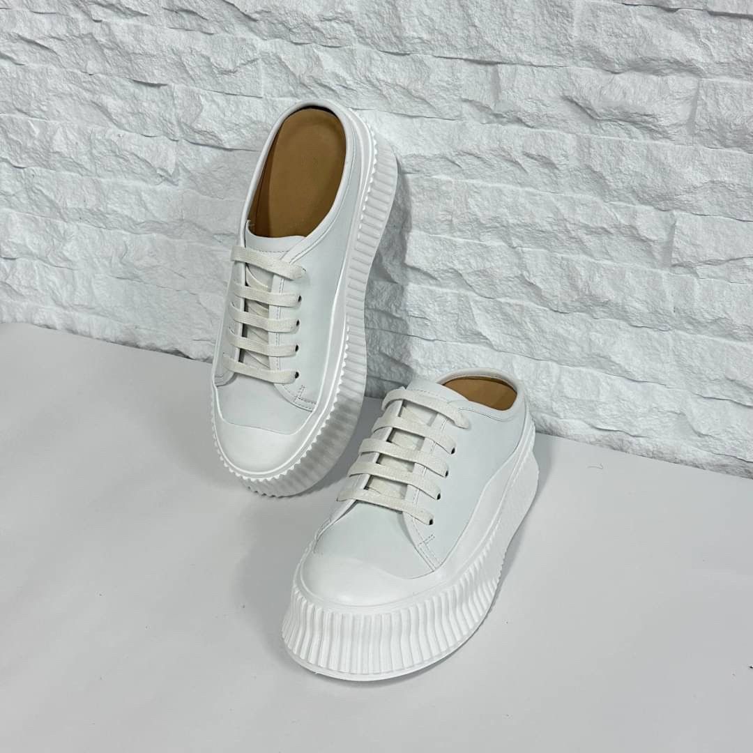 零碼_絲綢牛皮穆勒拖鞋