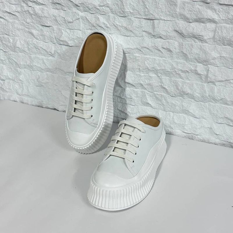 零碼_絲綢牛皮穆勒拖鞋