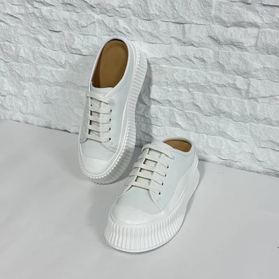 零碼_絲綢牛皮穆勒拖鞋