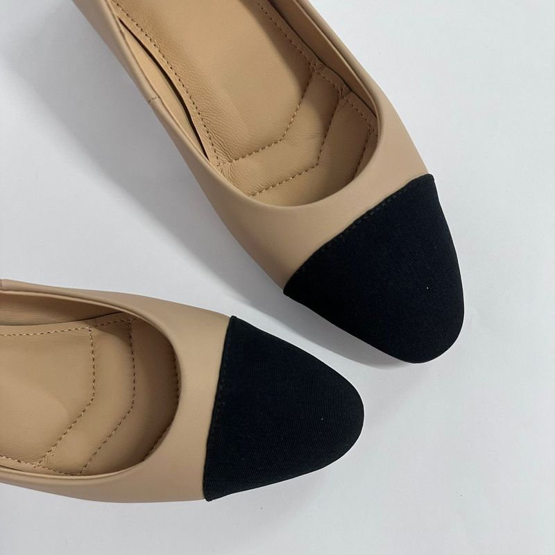 零碼_小香風羊皮4.5公分中跟鞋