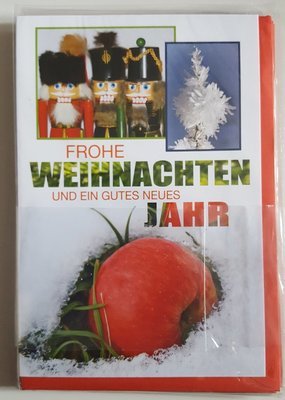 Weihnachts Grußkarte Nußknacker  mit Umschlag Taunus Verlag