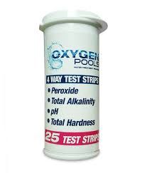OXYGEN POOLS 4 WAY TEST STRIP