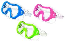AQUA JAMAICA SWIM MASK (BLUE/PINK/YELLOW)