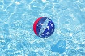22 INCH AMERICANA GLITTER BALL