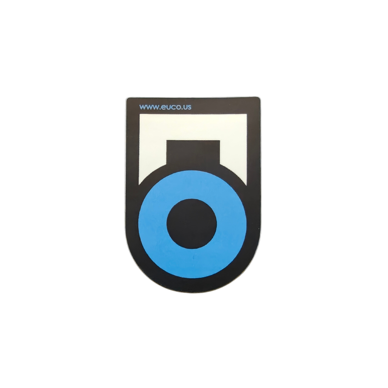 EUCO Logo Stickers 2&quot; x 1.5&quot; (4 Included)