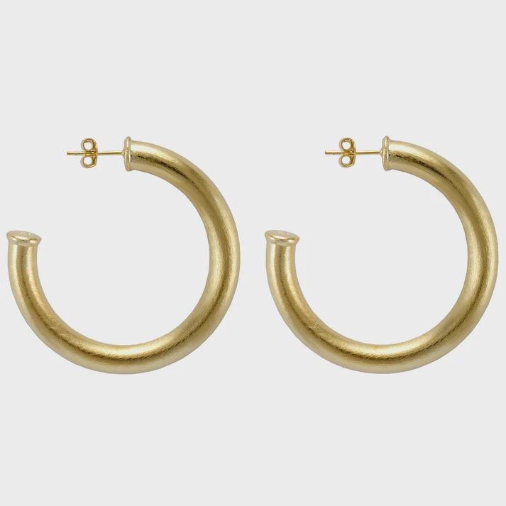 Chantal Hoops, COLOR: Brushed Gold