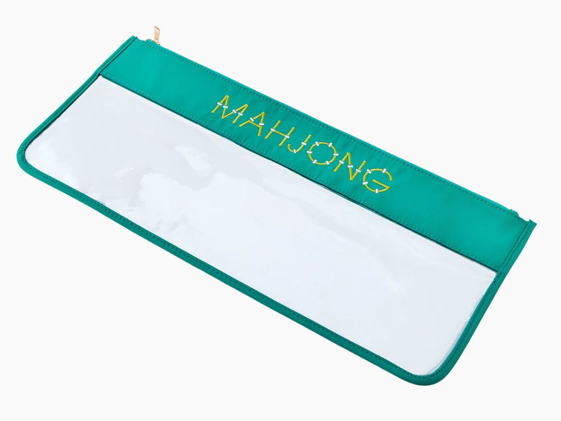 AQUA BAMBOO MAHJONG BAG