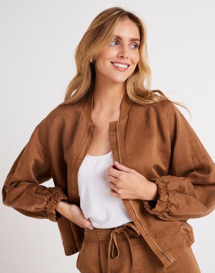 CHLOE - CLEAN BOMBER JACKET