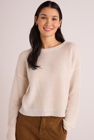DROP SHOULDER SWEATER
