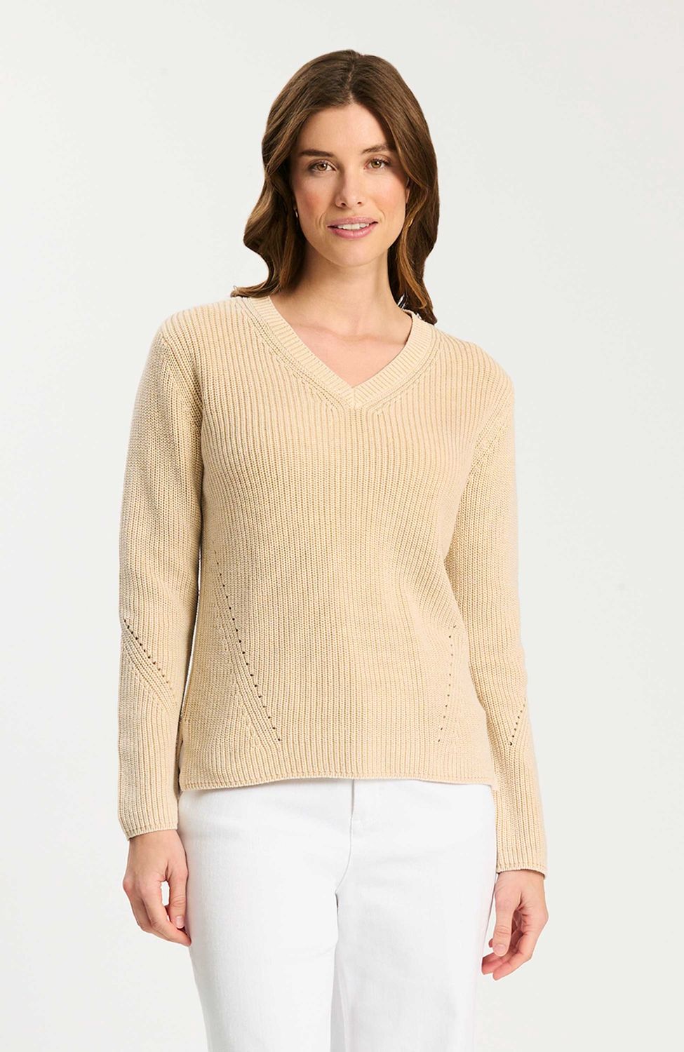 MINERAL WASH CREW, COLOR: Hazelnut, Size: S