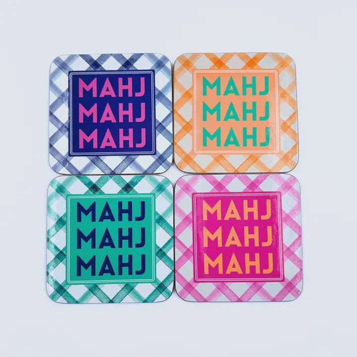 MAHJONG COASTERS, NAME: MAHJ
