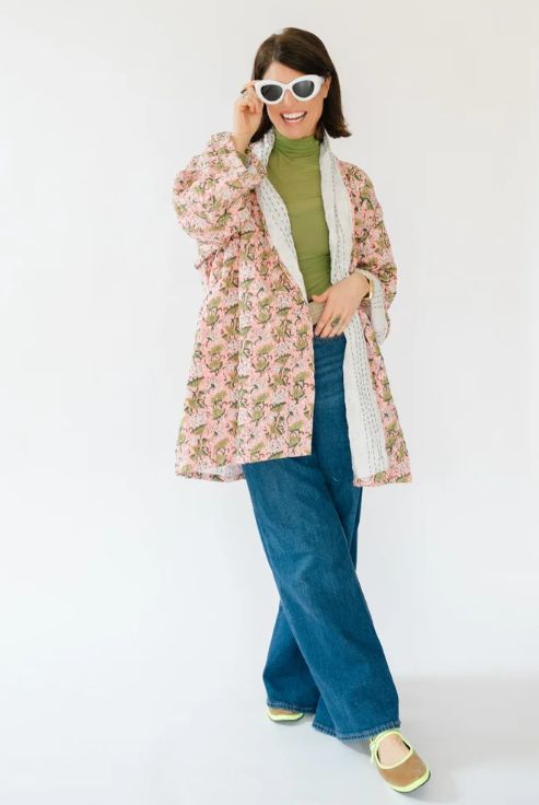 James Blanket Jacket, COLOR: Fancy, Size: S/M