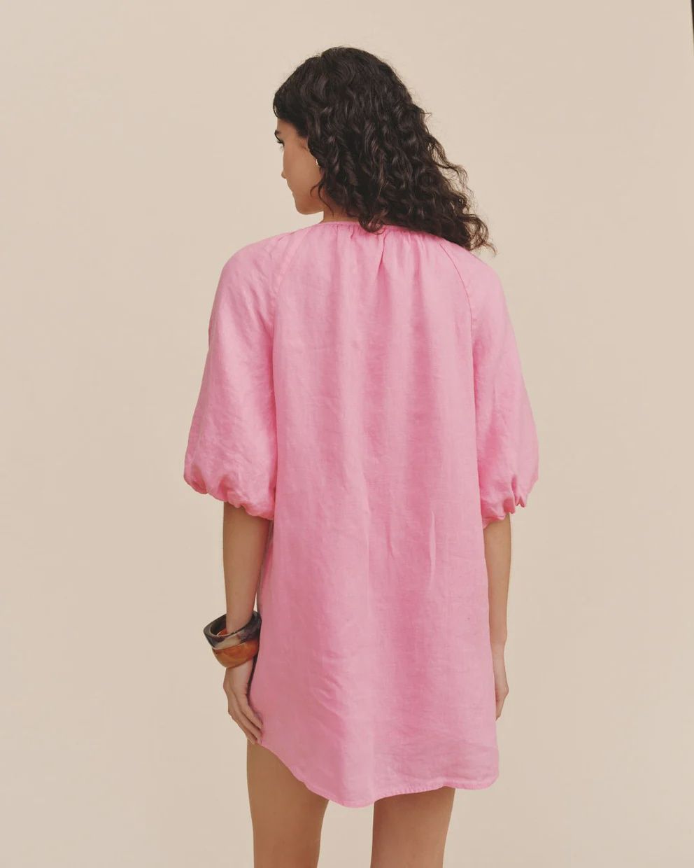 Pullover Puff Sleeve Dress