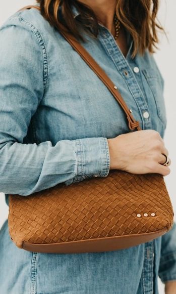 SUEDE HARPER HOBO SHOULDER BAG