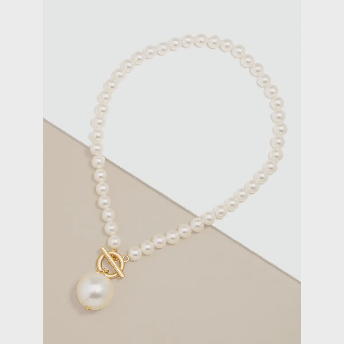 PEARL PENDANT COLLAR NECKLACE