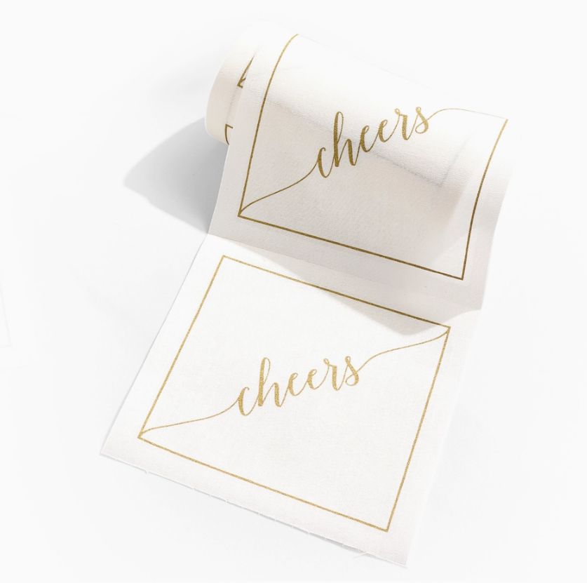 Cotton Cocktail Napkin Roll