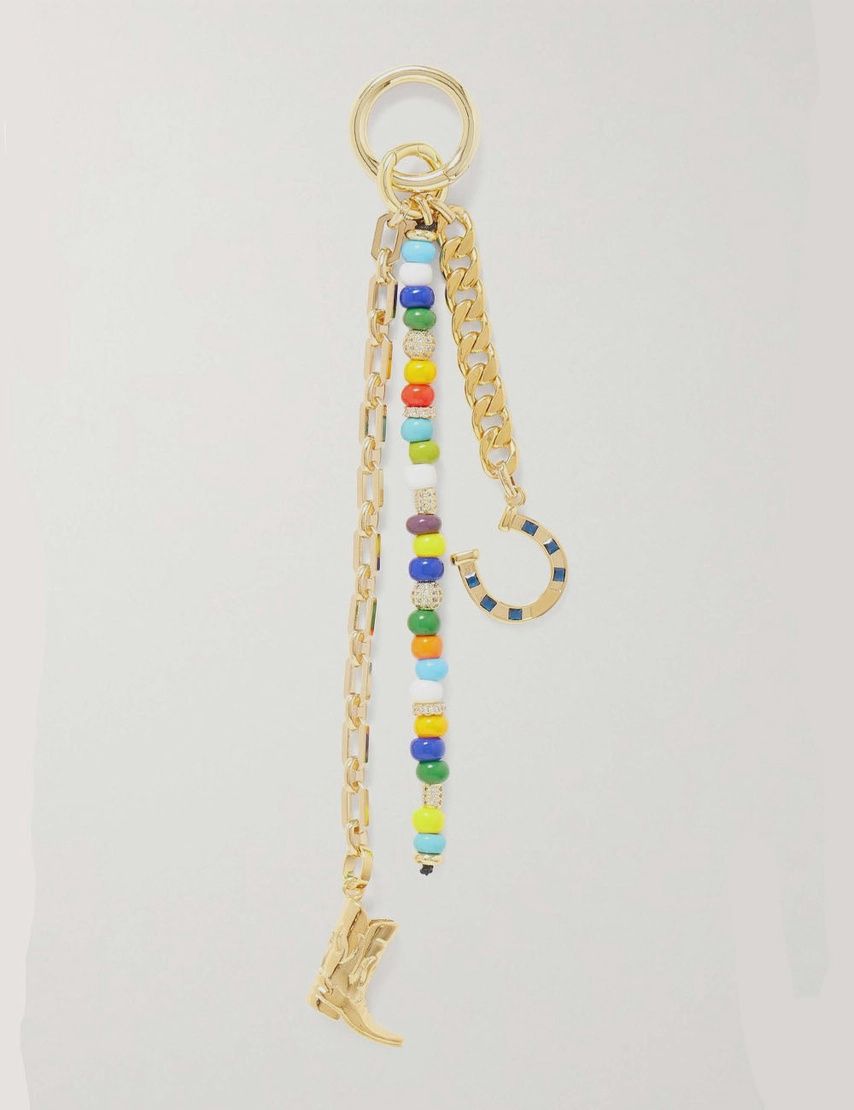 Beaded Western Bag Charm