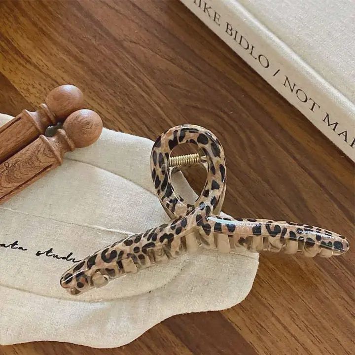 Leopard Print Claw Clip