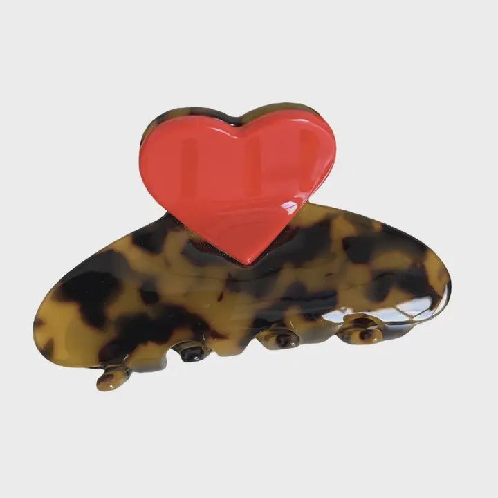 Large Heart Claw Clip