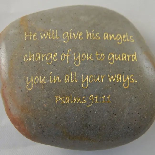 SCRIPTURE STONE, NAME: Psalms 91:11