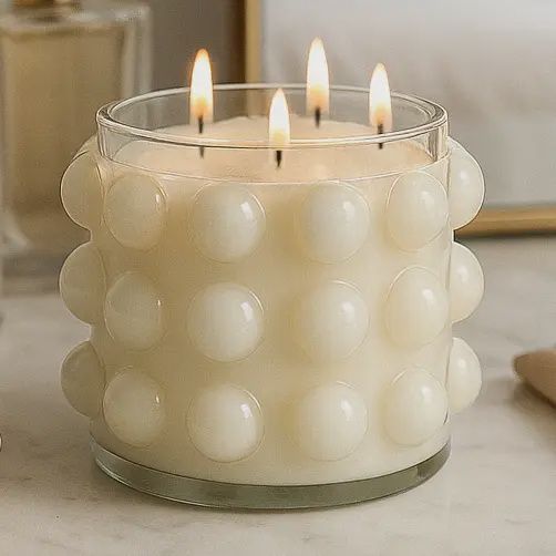 BUBBLED DECORATIVE CANDLE