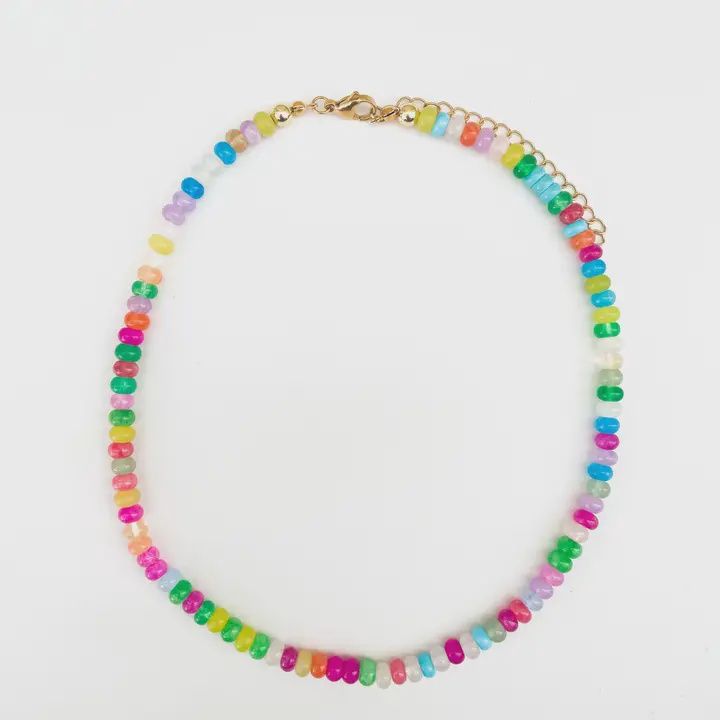 Rainbow Gemstone Necklace