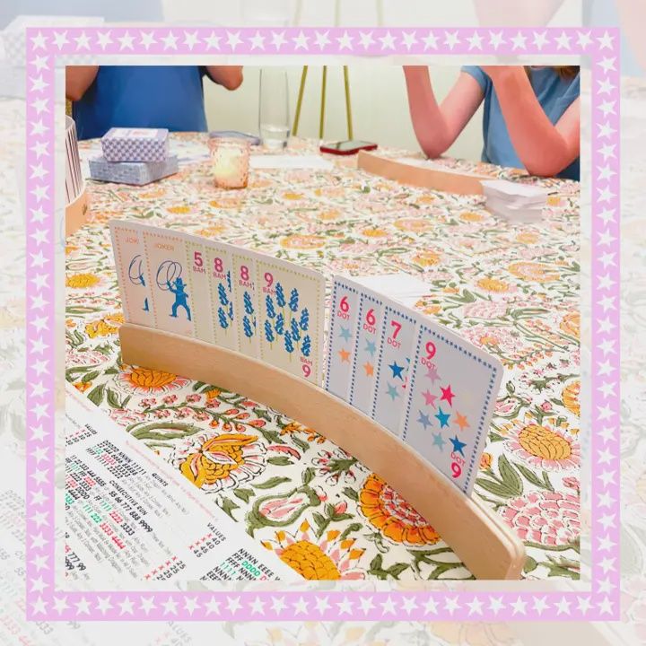 Play Away Modern Mahjong Card &amp; Rack Set
