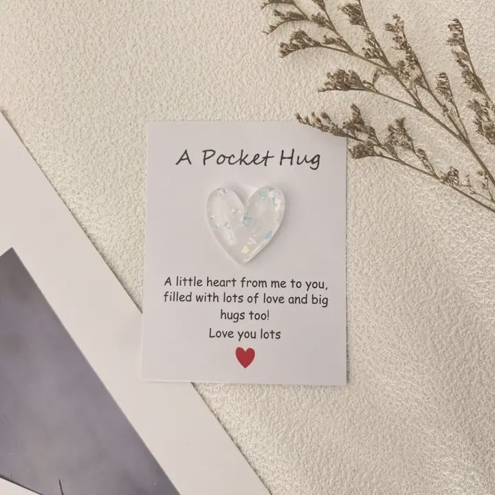 Pocket Hug Confetti Heart