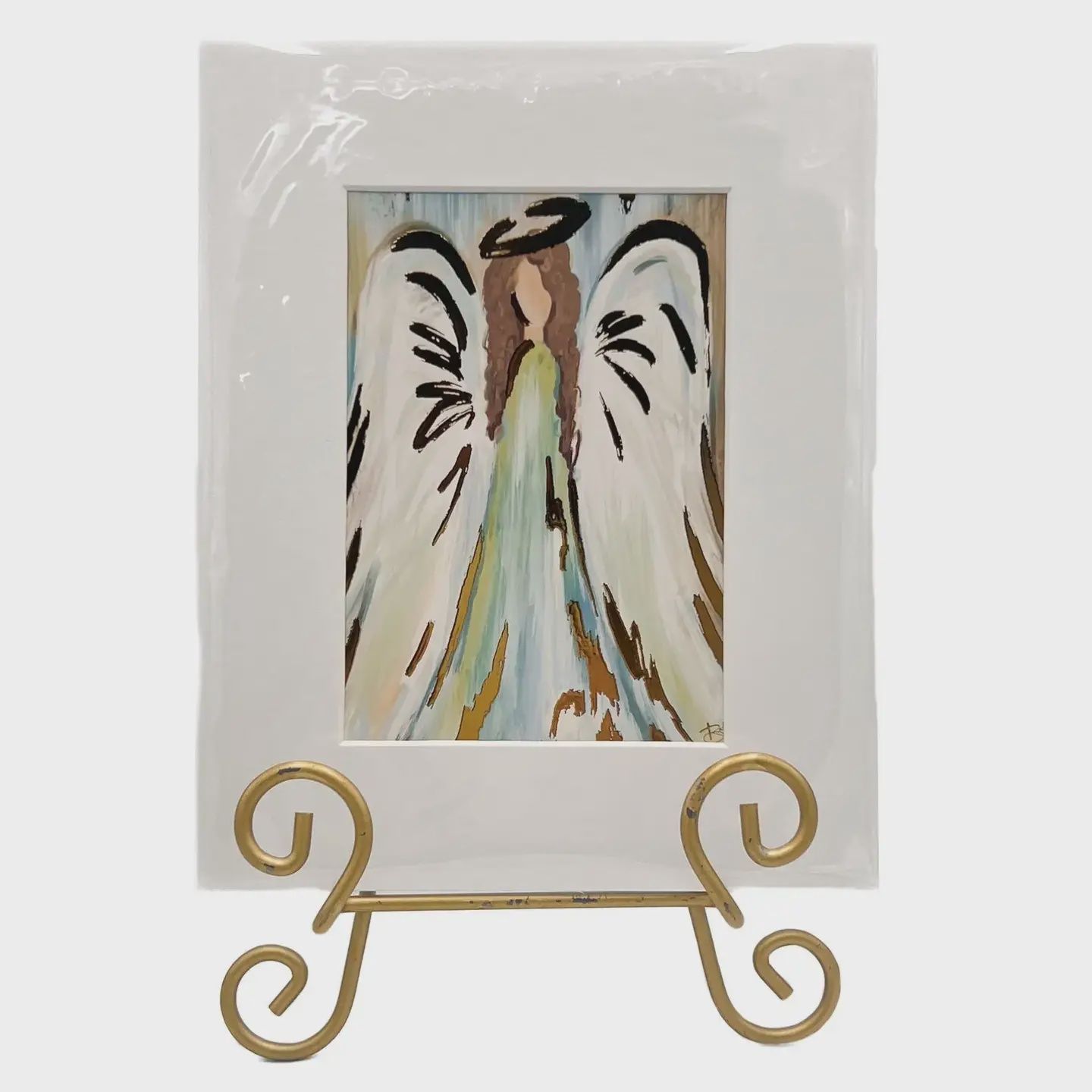 Gold Foil Angel Art Print