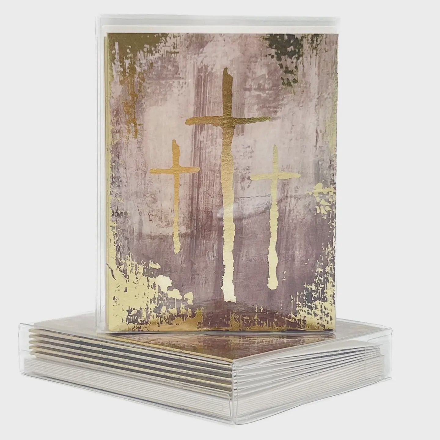 Crosses Folded Notecards, COLOR: Neutral