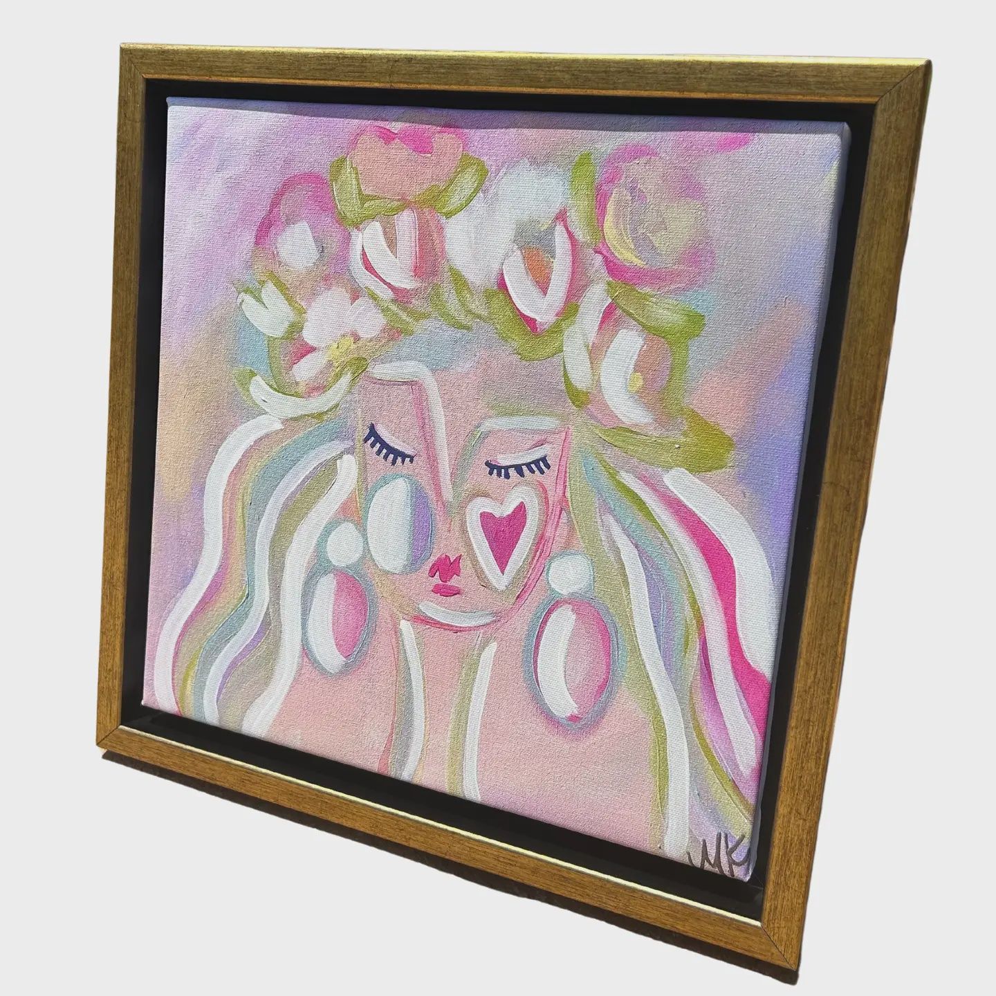 Framed Mini Lady Art