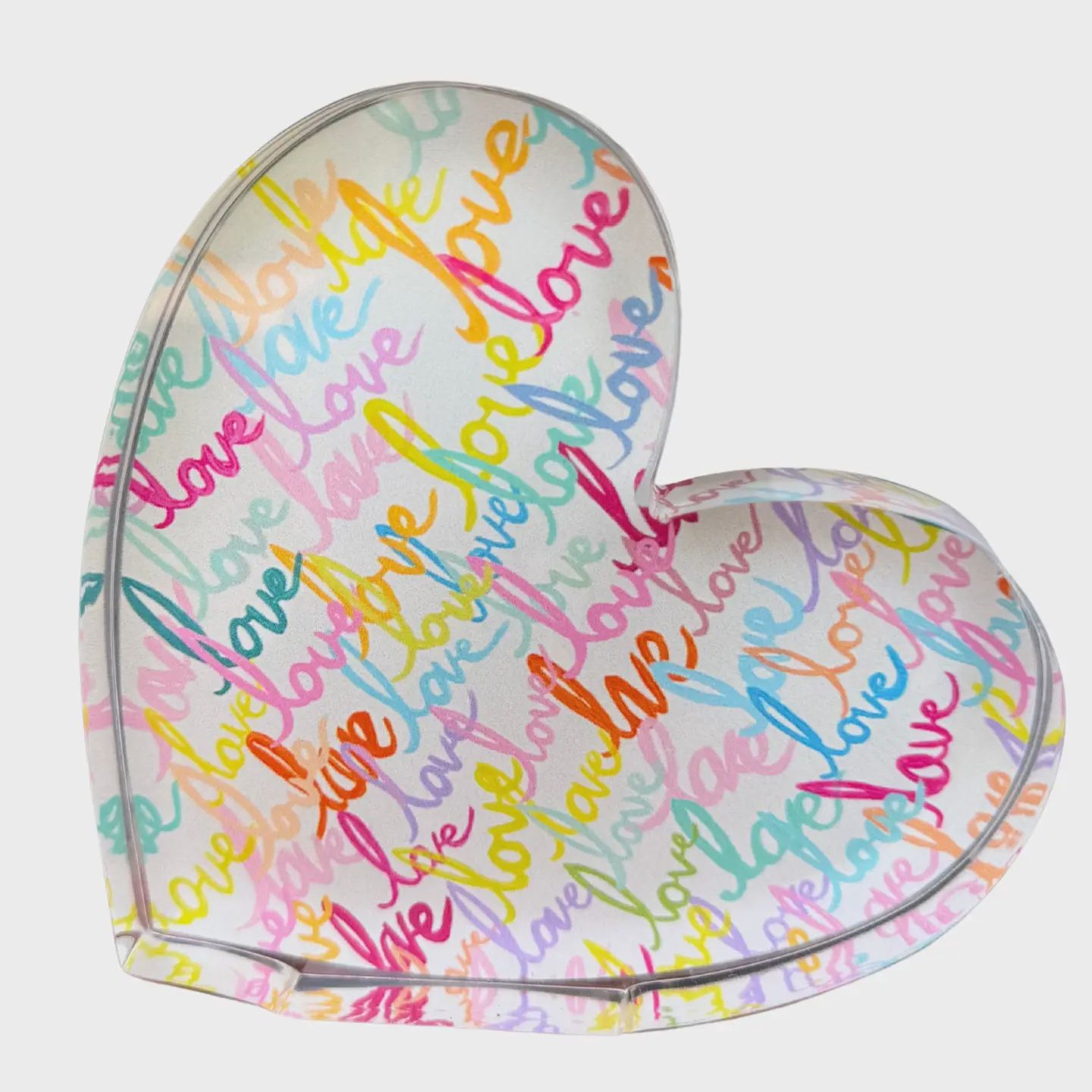 Sideways Acrylic Heart