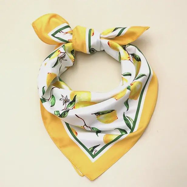 Lemon Silky Scarf