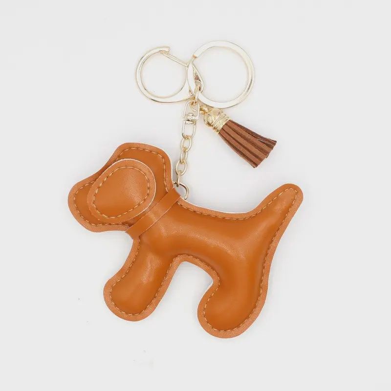 Puffy Dog Bag Charm
