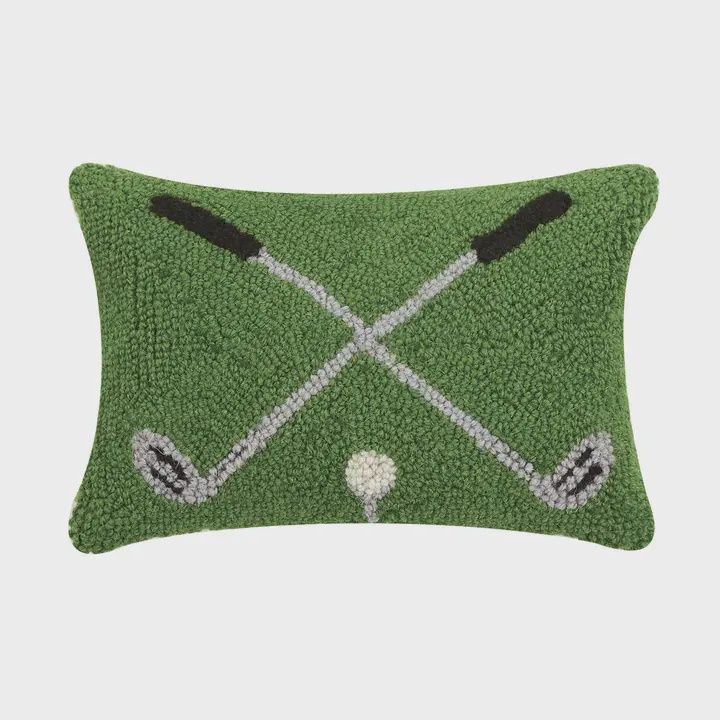 Cross Golf Clubs Hook Pillow