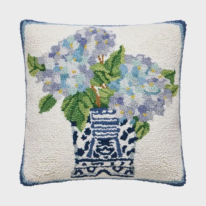 Rhapsody in Blue I Hook Pillow