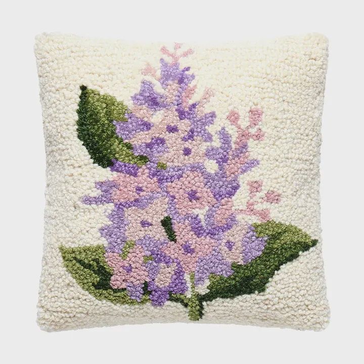 Lilac Hook Pillow