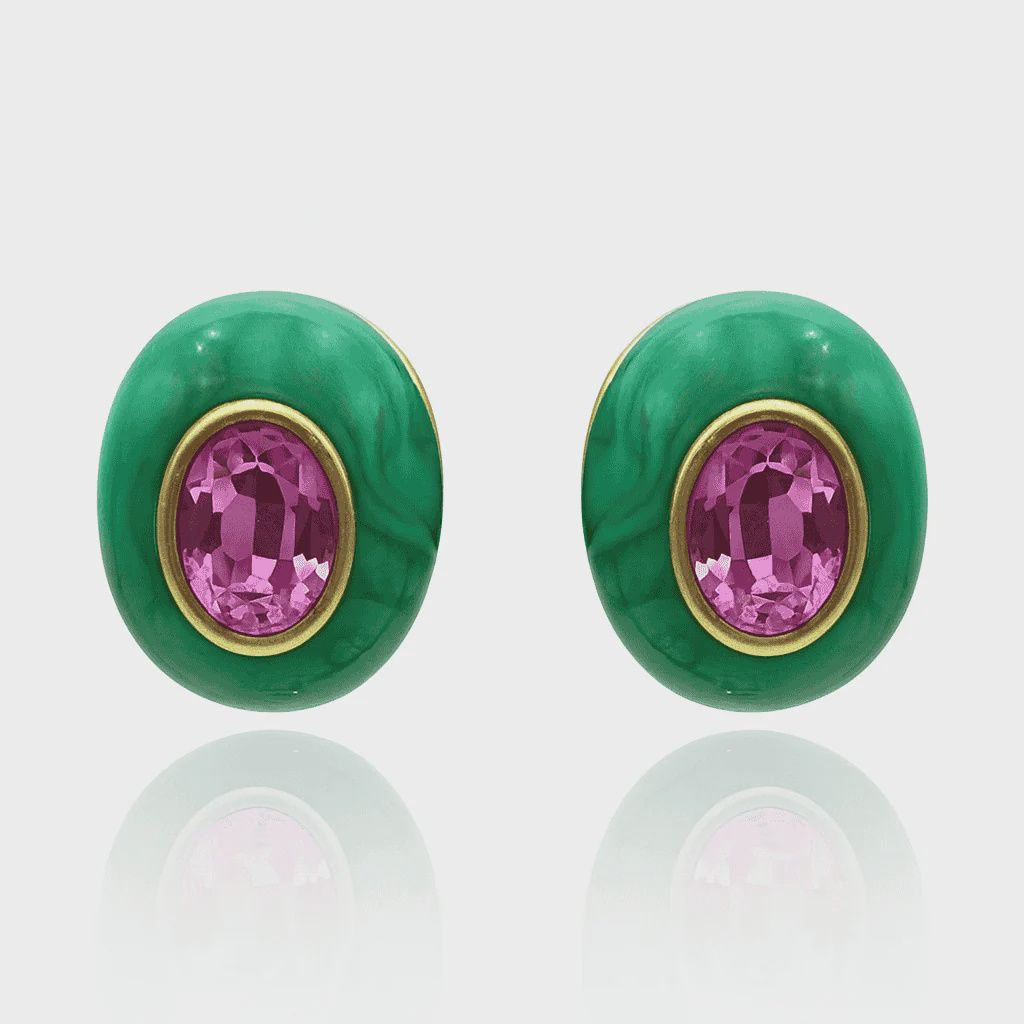 Stephanie Resin Clip Earring