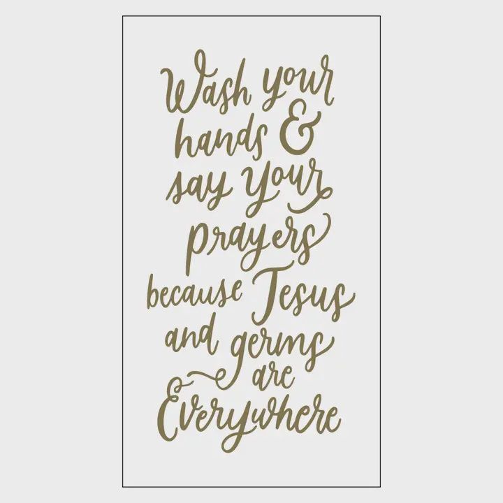 Wash Your Hands Guest Towels