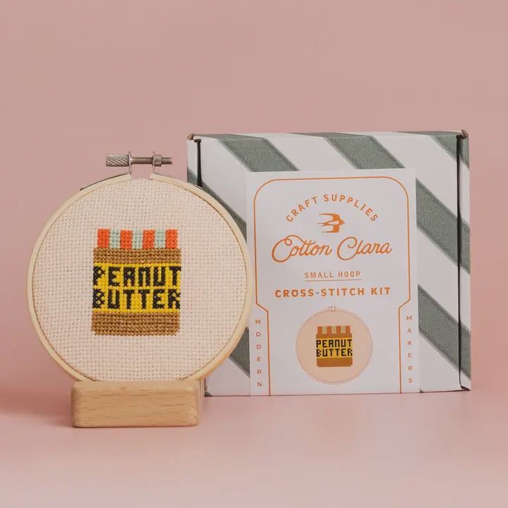 Peanut Butter Cross Stitch Kit
