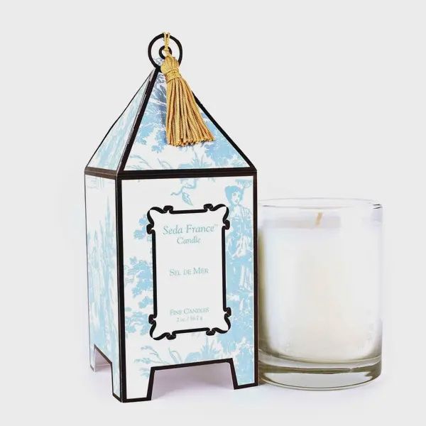 Classic Pagoda Box Mini Candle - Sel De Mer