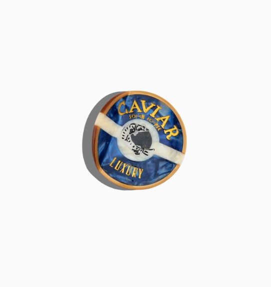 Hand-Painted Caviar Claw Hair Clip