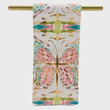 Kaleidoscope Butterfly Tea Towel