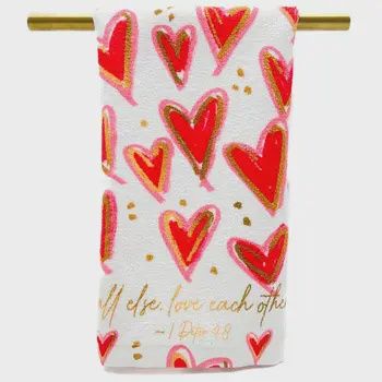Love Each Other Tea Towel
