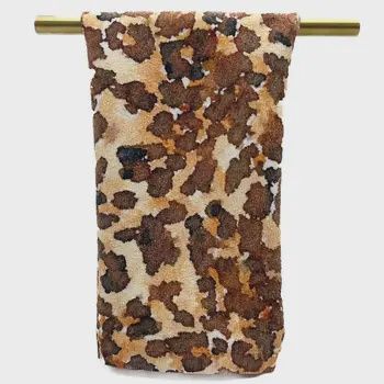 Watercolor Leopard Kitchen Towel