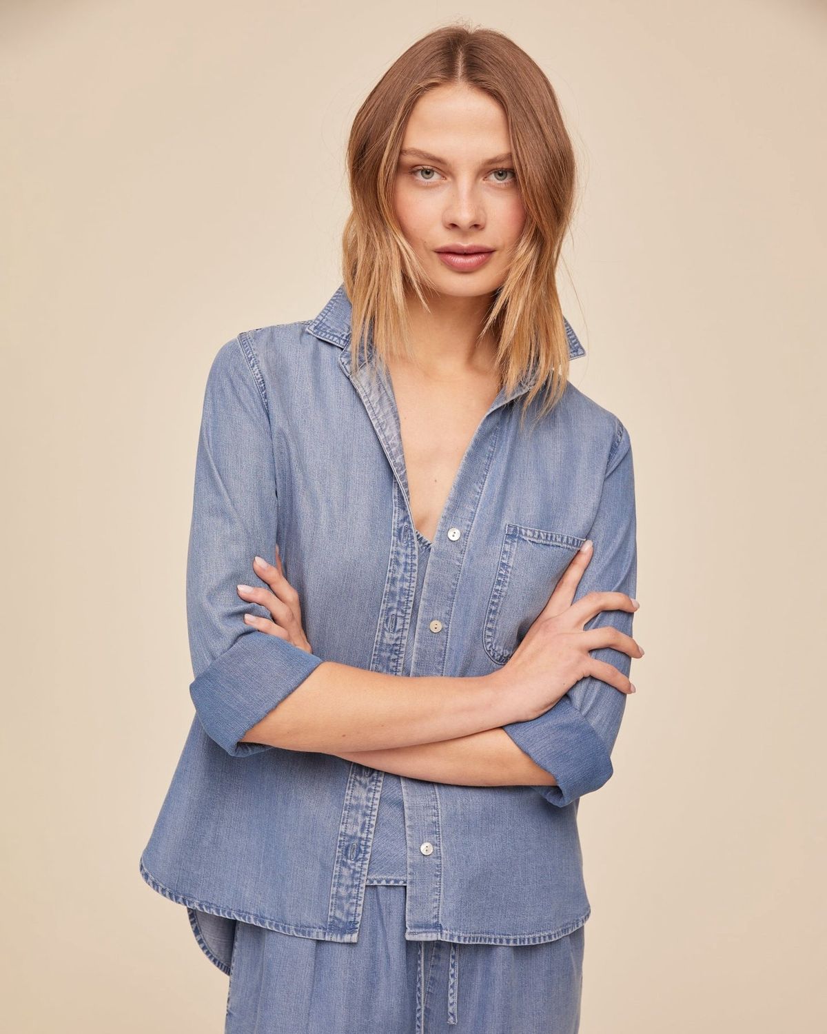 Shirt Tail Button Down